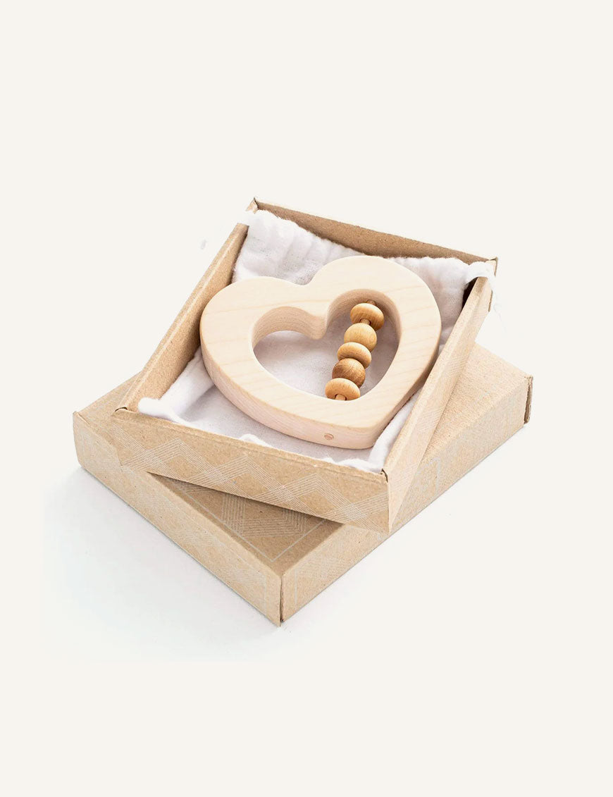 Handmade Love Rattle & Teething Toy