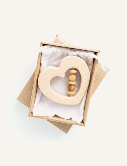 Handmade Love Rattle & Teething Toy