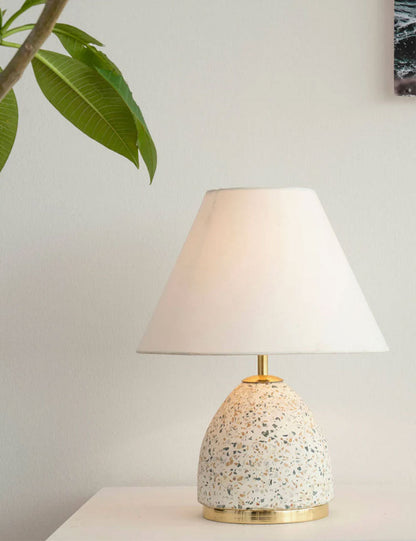 Eros White Conical Table Lamp