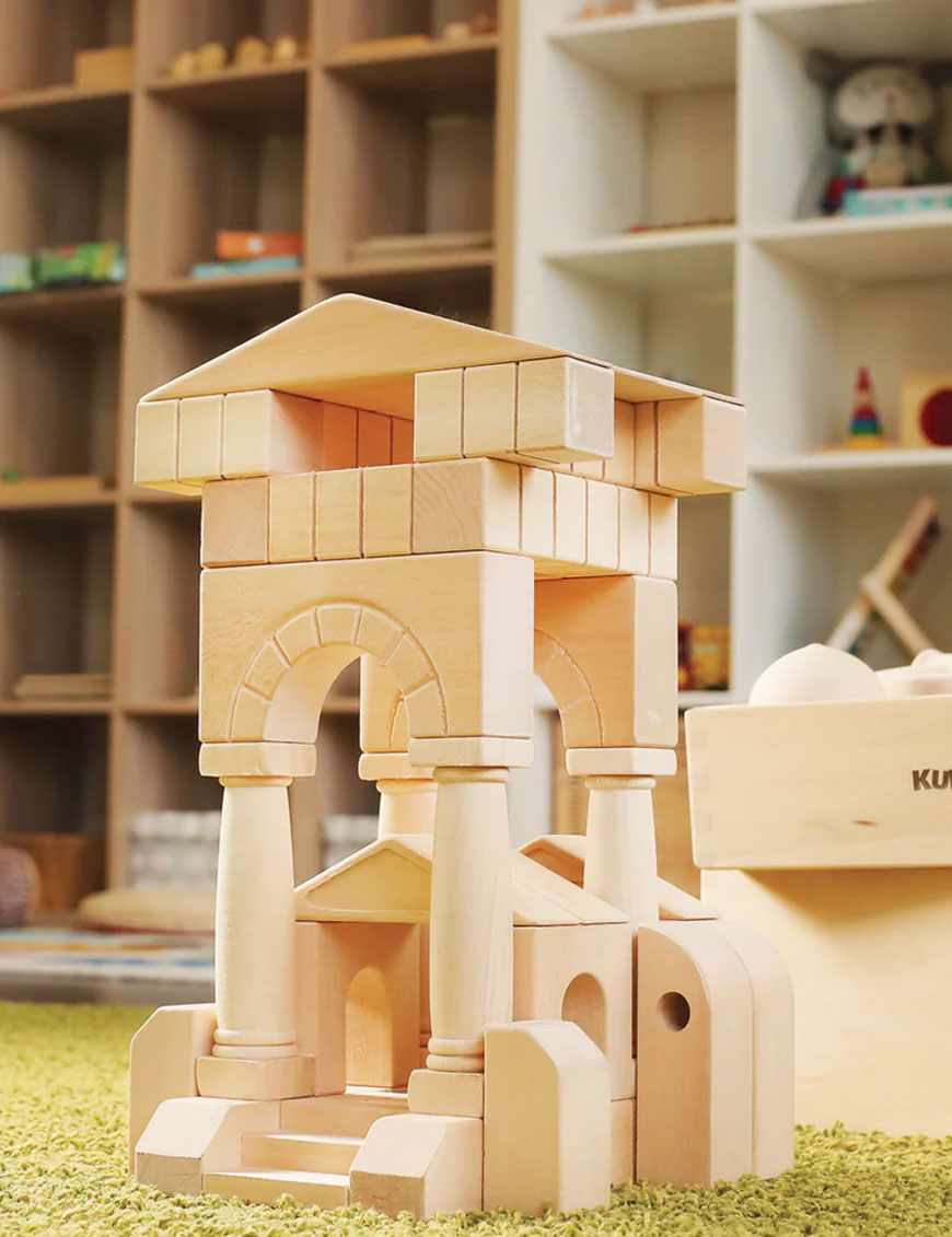 Solid Wooden Building Blocks